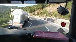Scania G420 Kızılcahamam Kargasekmez Geçidi İnişi Retarder Ve Motor Freni Sesi
