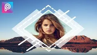 Cara Mudah Membuat Logo Geometric Dengan PicsArt | Tutorial Simple