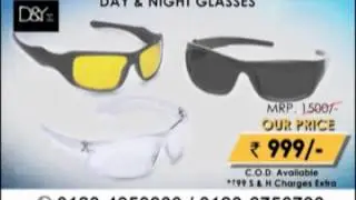 D&Y Set of 3 Day & Night Vision Sunglasses