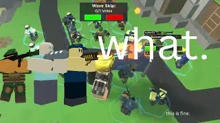 Tower Defense Simulator, with the worst towers...