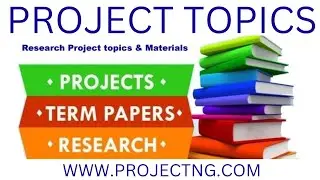 Free Project Topics and Downloadable Research Materials