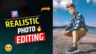Mobile Realistic HD Photo Manipulation editing tutorial / visual photo edit in picsart / Boom edit