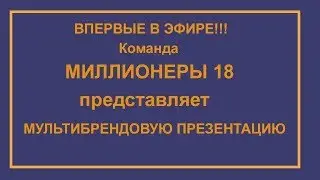 Мультибрендовая презентация Как зарабатывать в интернете командой