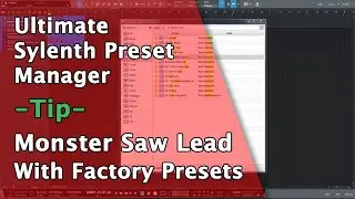 Tip - Making Monster Saw Lead only with factory presets