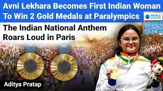 The Indian National Anthem Roars Loud in Paris 🔥| A Historic Performance at Paralympics 2024