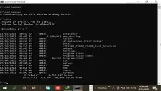 How to Create a Directory in #MS DOS
