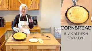 Cornbread Baked in a Cast Iron Skillet | Easy From Scratch Recipe