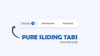 Pure sliding tabs using html and css | Free Source code