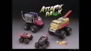 1993 Hot Wheels Attack Pack Commercial
