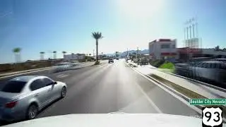 Time Lapse Drive Willow Beach Arizona To Las Vegas Nevada 4K Video
