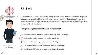 1. Dünya Savaşı Çözüm Videoları 14 TARİH