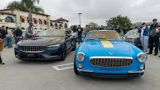 Volvo P1800 Cyan at South OC Cars and Coffee