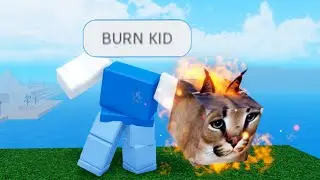 Trolling Toxic Kid with the Floppa Fruit (Meme Seas)