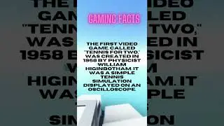 FACTS ABOUT GAMING THAT YOU DIDNT KNOW!!! (PART 1)🎮🕹️