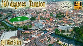 TAUNTON 360 degree Drone shot from high