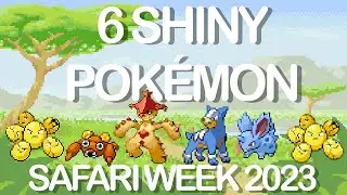 6 Live Shiny Pokémon found for Safari Week 2023!