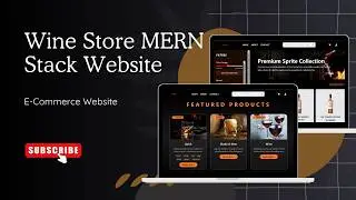 Wine Store MERN Stack E-Commerce Website 🍷🛒