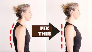 Fix your posture in 5 minutes | How to fix rounded shoulders
