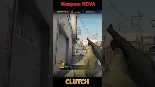 СS:GO Clutch with NOVA #shorts #funny #bestmoments