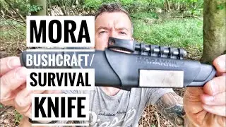 Mora Bushcraft knife test and review - survival knife - BUDGET wild camping knife