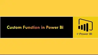 Custom Function in Power BI