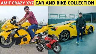 @CrazyXYZ car and bike collection 2022😱 | monthly income |  net worth🥴 | #facts