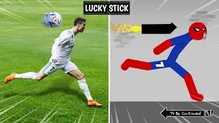 Cristiano Ronaldo vs Stickman | Stickman Dismounting funny and epic moments