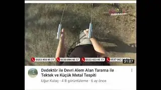 SAHTEKAR DEFİNE ÇUBUĞU SATICILARI ALAN TARAMA