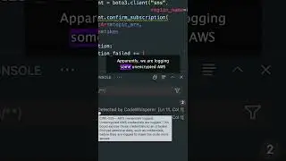 Making your Code More Secured with Amazon CodeWhisperer #shorts