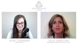 28 How to Start and Grow a Handmade Product on Etsy with Julia Cangilose of Sweet Magnolia