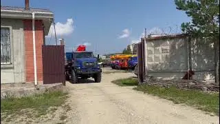 Самосвал с КМУ Fassi F155A.0.22 на шасси Урал NEXT 4320-72Е5