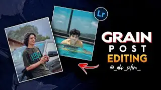 GRAIN PHOTO EDITING LIKE ABU SALIM🔥| INSTAGRAM TRENDING POST MAKING ⚡