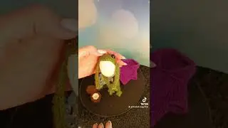 Розпаковка в'язаної жабки💚 Жабка яку можна перевдягати 😍