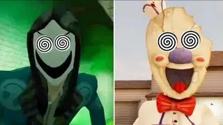 Smiling X Corp 2 Hunter Circle Round Vs Ice Scream 3 Circle Round