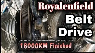 RoyalEnfield beltdrive 18000 KM Finish