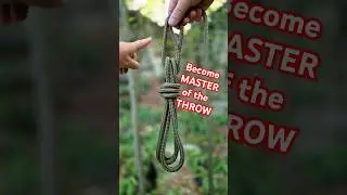 PERFECT self-unwinding Throw Rope Coil #diy