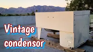 Just want to share this vintage a/c. #apartmentmaintenance #hvac #maintenancetech