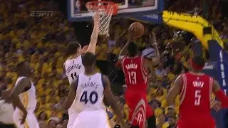 Klay Thompson Blocks James Harden | Rockets vs Warriors | May 19, 2015 | 2015 NBA Playoffs