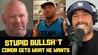 Dana White ADMITS SPECIAL TREATMENT For Conor McGregor And Anik GOES OFF