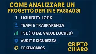Come capire se un nuovo progetto DEFI è solido o una trappola?