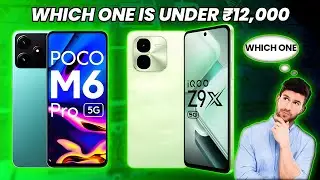 Poco M6 Plus 5G Vs Iqoo z9x 5g Comparison [ WHICH IS THE BEST ONE ] UNDER 15k BUDGET PHONE ???