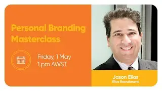 Personal Branding Masterclass with Jason Elias
