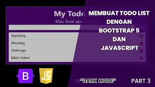 Membuat Dark Mode dalam Todo List | Part 3