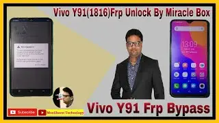 Vivo Y91(1816)Frp Unlock l Vivo Y91 Frp Bypass l Vivo Y91(1816)Frp Unlock By Miracle Box l 