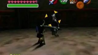 Zelda:Ocarina of Time: Dark Link VS. Link (twice)