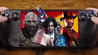 OLED Steam Deck: Low Medium High Max AAA games tested