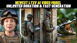 Newest LTXV AI Video Generator Model Unlimited Duration and Fast Generation