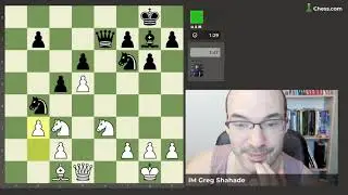 Speed Chess: Greg Shahade vs FM irregularity