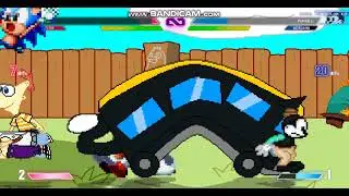 M.U.G.E.N: Phineas, Ferb, & Agent P Survival Mode