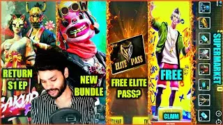 FREE ELITE PASS ? SEASON 1 ELITE PASS BACK | SUPERMARKT REVIEW | BREAK DANCER FREE | FREE FIRE |SG !